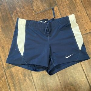 Women's Nike Dri-Fit Spandex Navy and White
